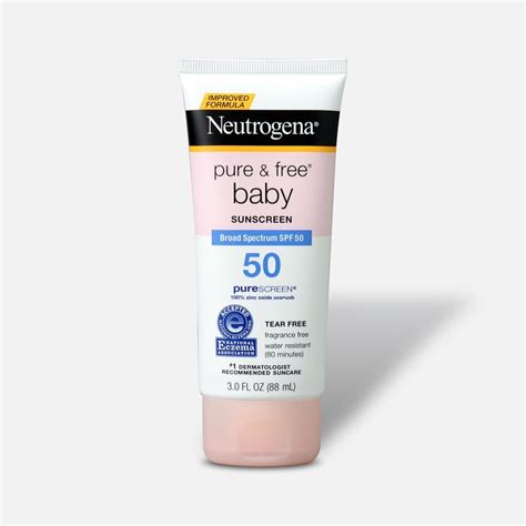neutrogena pure free baby faces ultra gentle sunblock